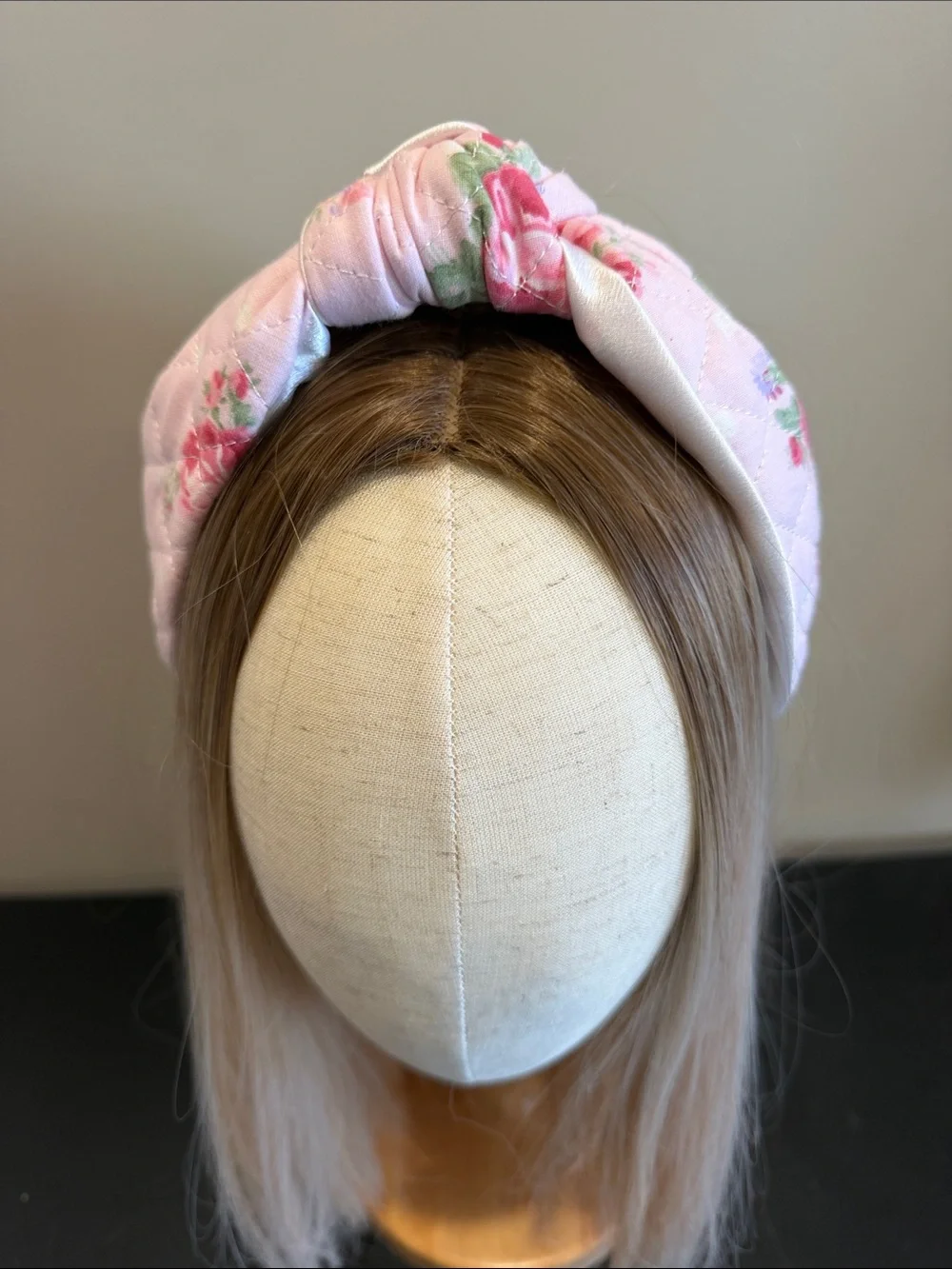 Floral Knotted Headband - Pink